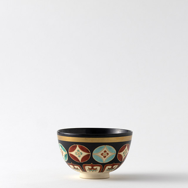 抹茶碗　仁清塗り七宝(ｸﾗｼｯｸ50%｜旧3,850円)