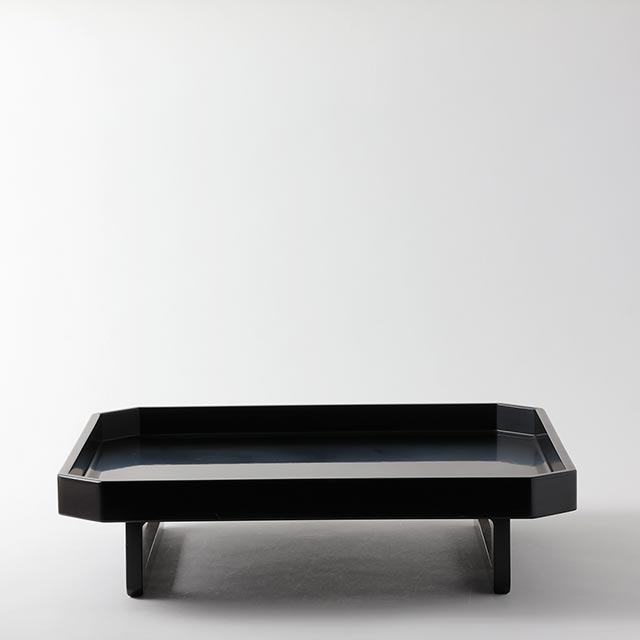 黒隅切り膳　脚付き(ｸﾗｼｯｸ50%｜旧5,390円)
