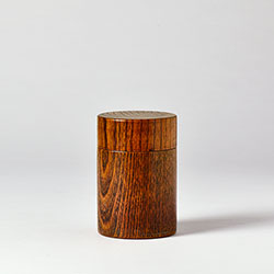 木製　茶筒