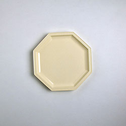 ST-M　八角皿　ホワイト