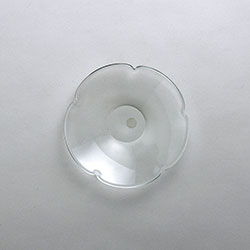 プワプレート（S)ガラスクリア　11.5丸皿