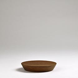 厚皿　Kurumi（茶）