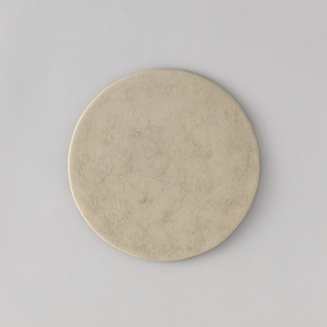 鈴木智子　小皿11.5cm（白灰化粧）