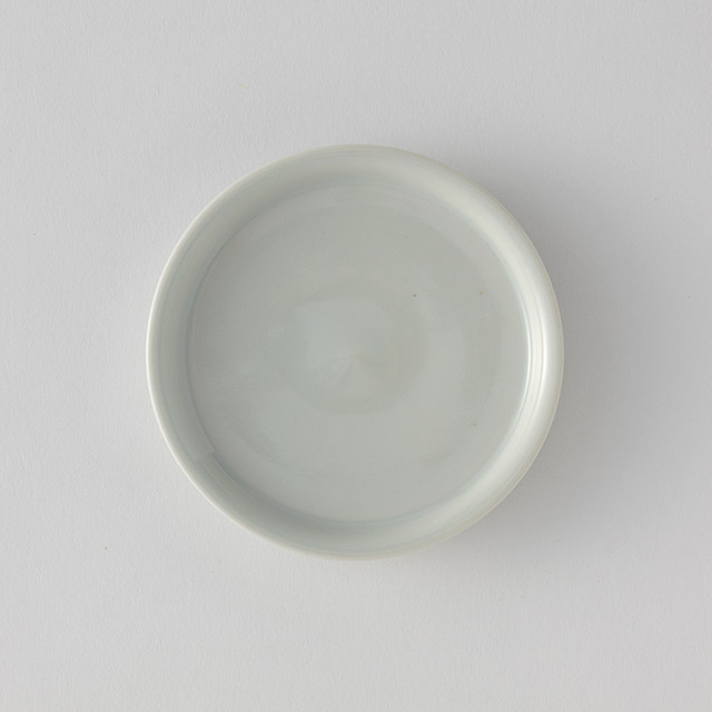 柏木円　りんご釉平皿　9cm