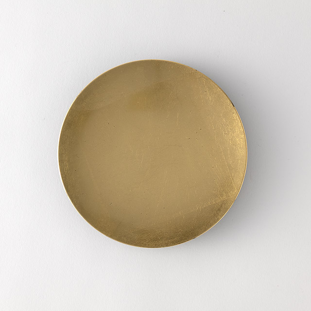 金箔丸盛皿　18cm