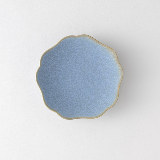 ASAGAO　14cmプレート　清水焼　空