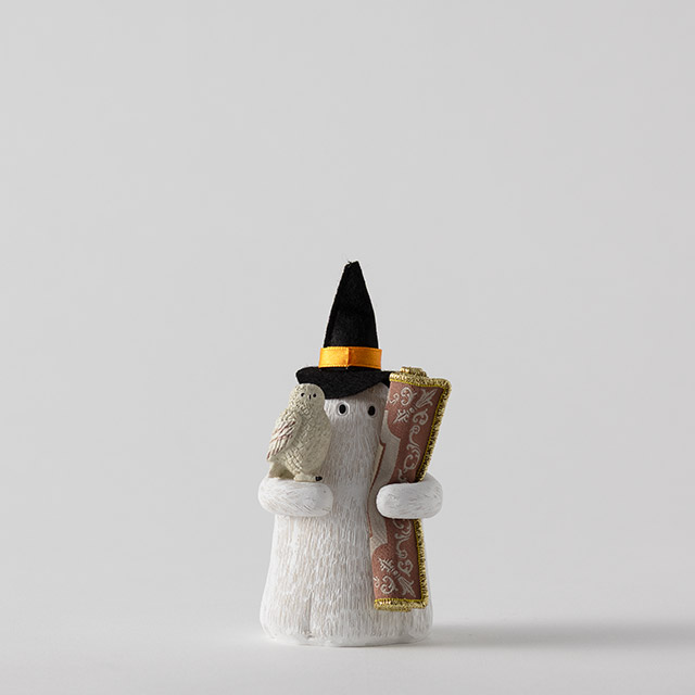ハロウィン樹脂おばけ　絨毯とフクロウ