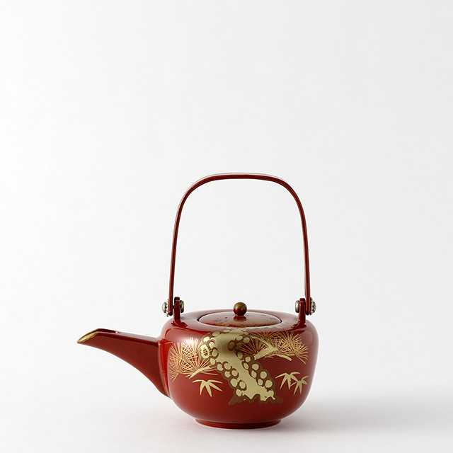 あすか朱　屠蘇器　松竹梅（銚子）