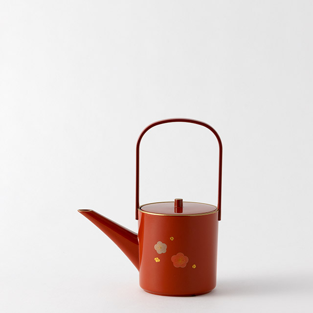 屠蘇器　朱　梅の小花（銚子）