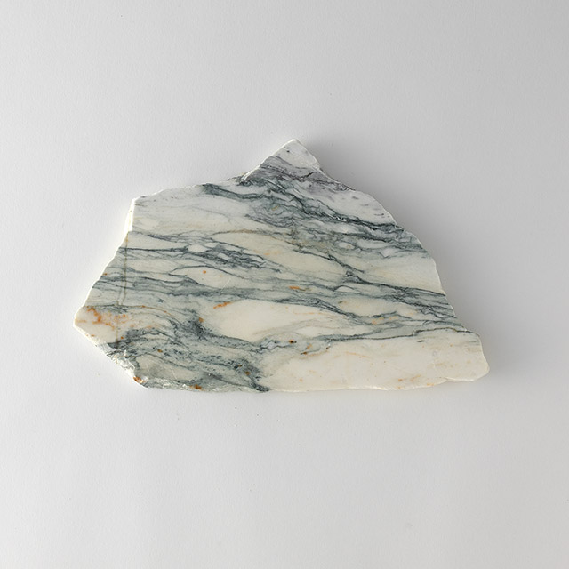 ホワイトマーブル　端材プレート　L