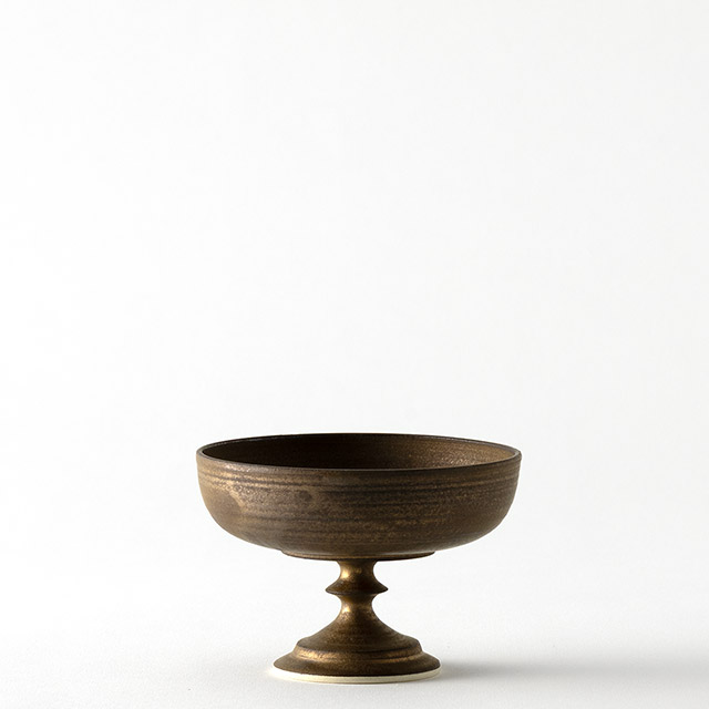 サコユリコ　コンポート鉢　ブロンズ